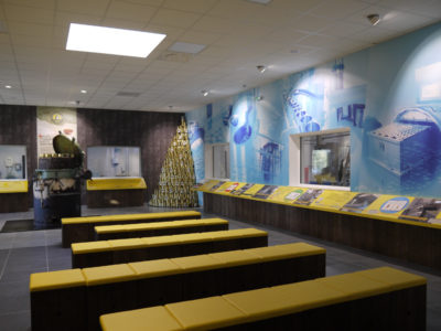 Espace de visite de la conserverie Courtin à Concarneau